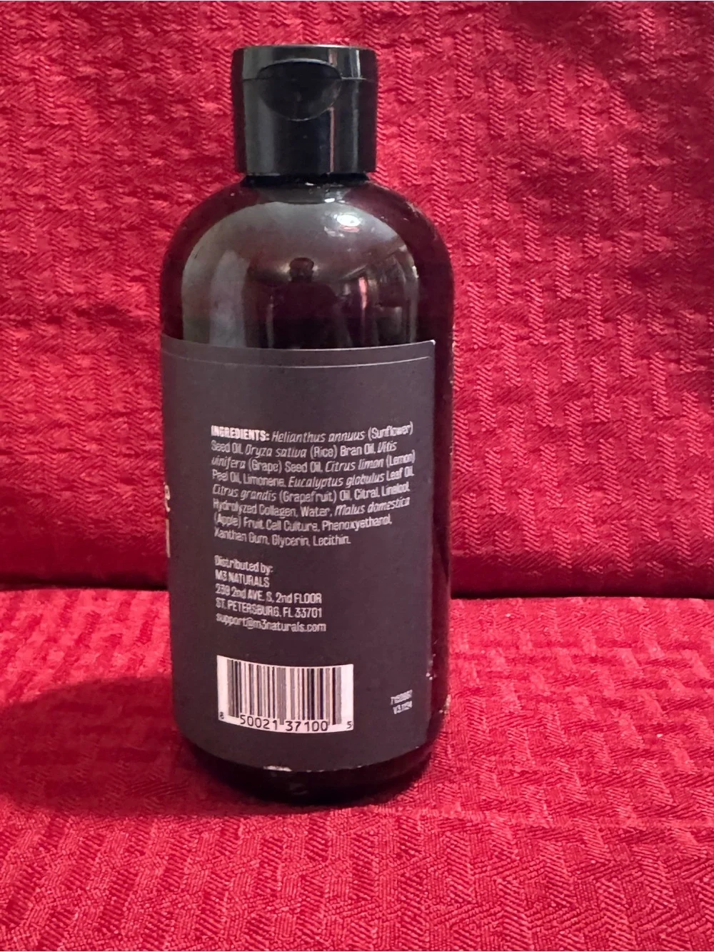 Anti-Cellulite Massage Oil — Black Bottle